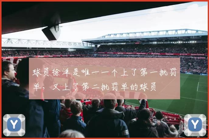 球员徐洋是唯一一个上了第一批罚单，又上了第二批罚单的球员